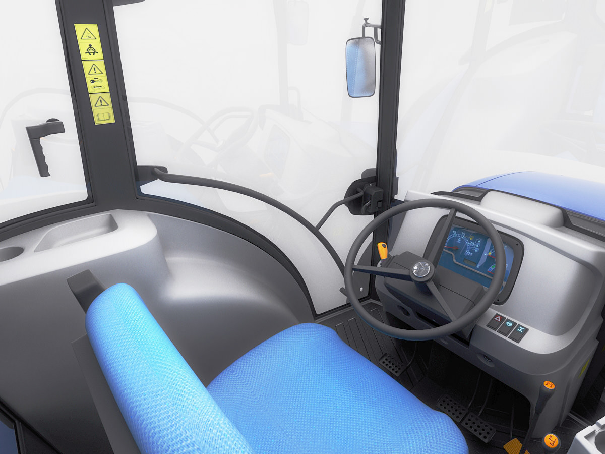 New Holland TD5 tractor 3D model_15