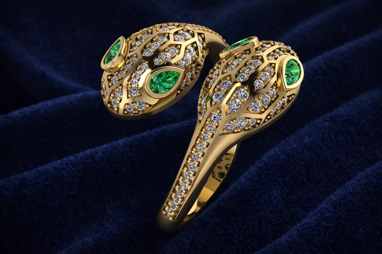 Snake Ring Brand Jewelry Luxury Jewelry 3D print model