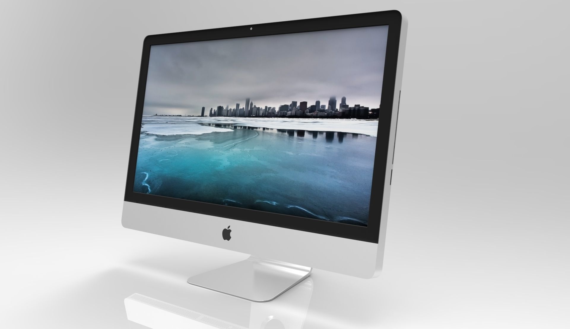 Apple iMac computer 3D model 3D model_3