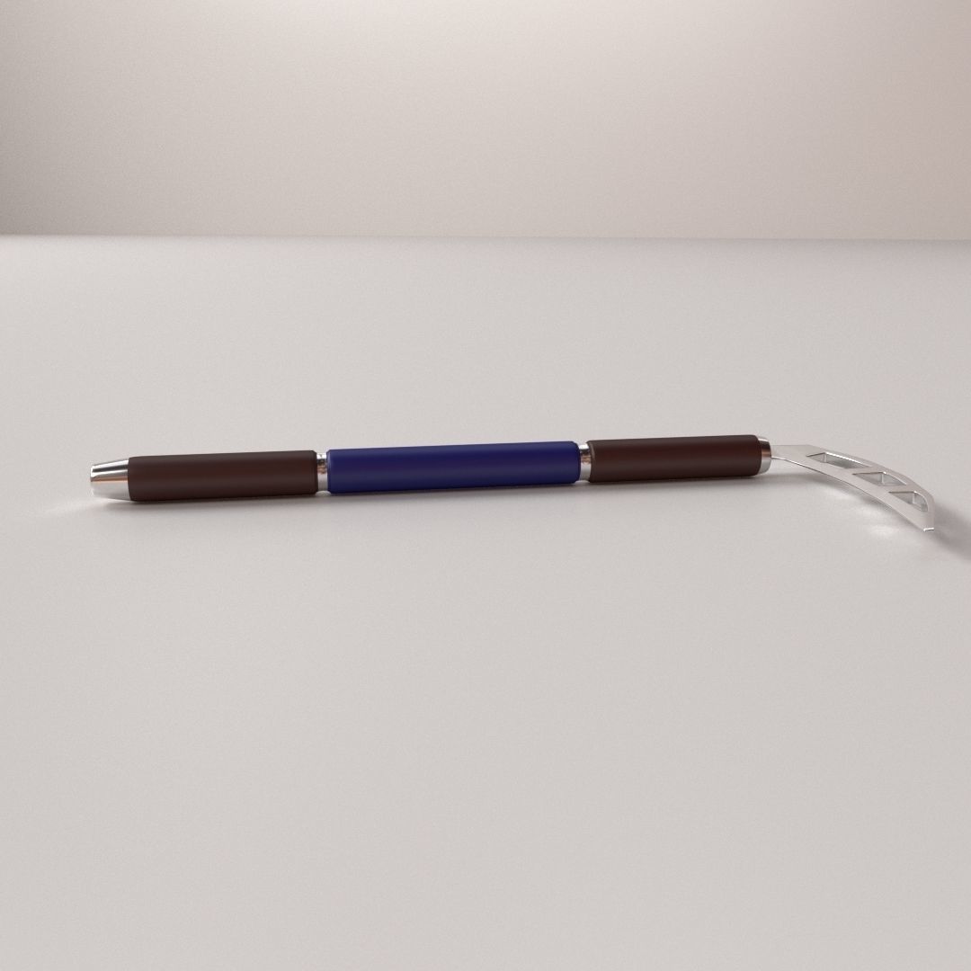 Japanese Kama 3D model_2