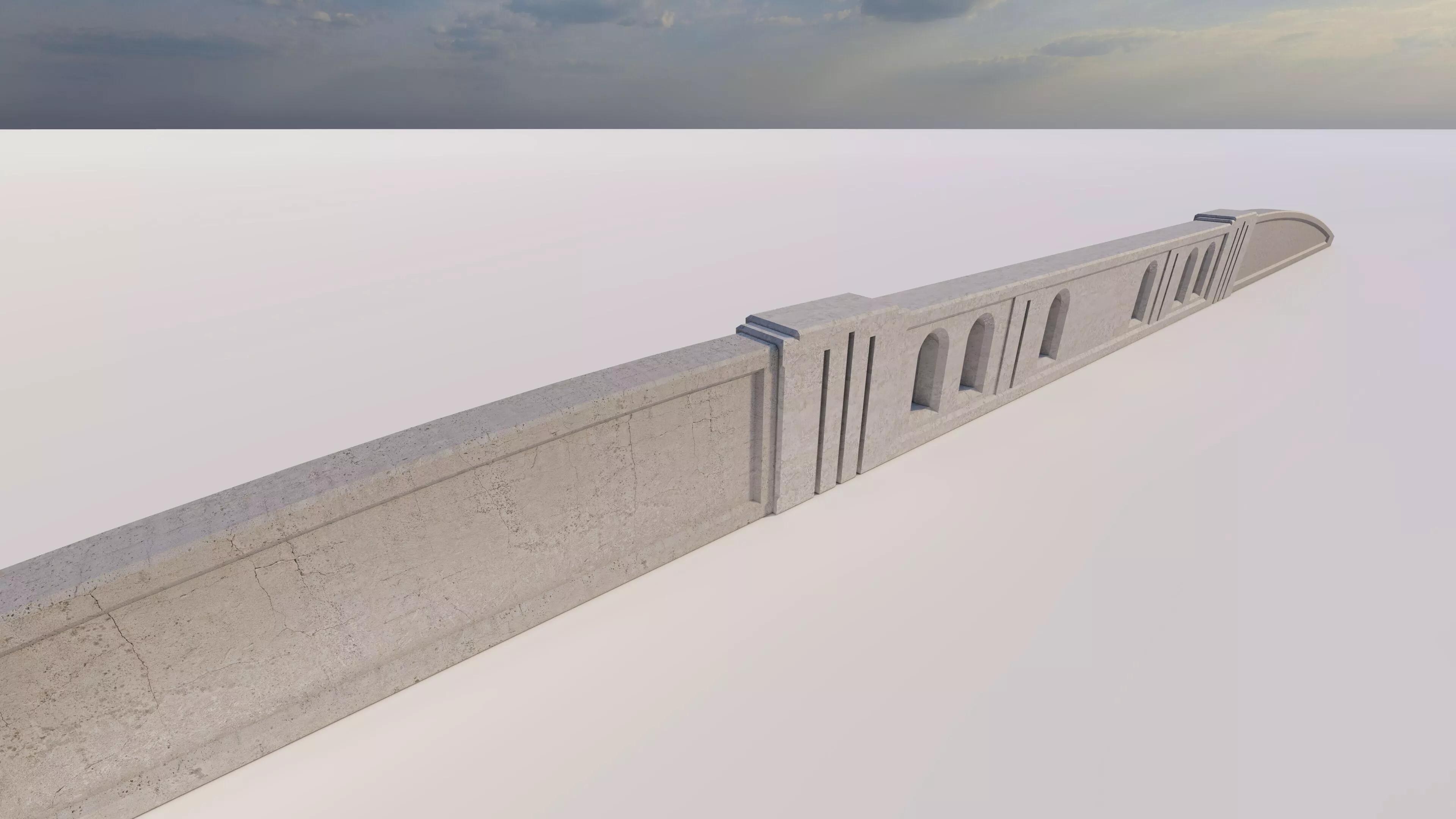 Structural engineering of Metal bridge structure 3D model