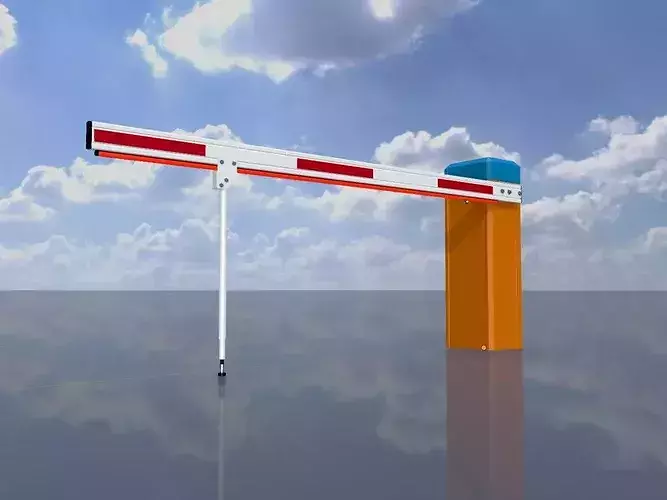 Parkhouse Barrier with Pendulum Support 2500mm High-Poly