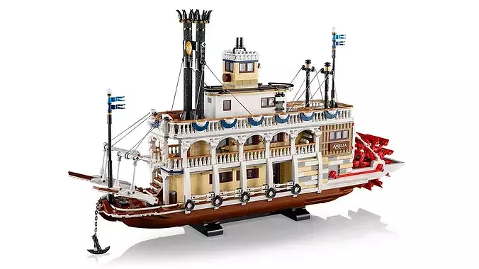 TwindBricks3D - 21356 River Steamboat