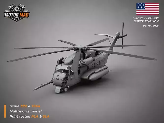 Sikorsky CH-53E Super Stallion - Heavy Lift Helicopter