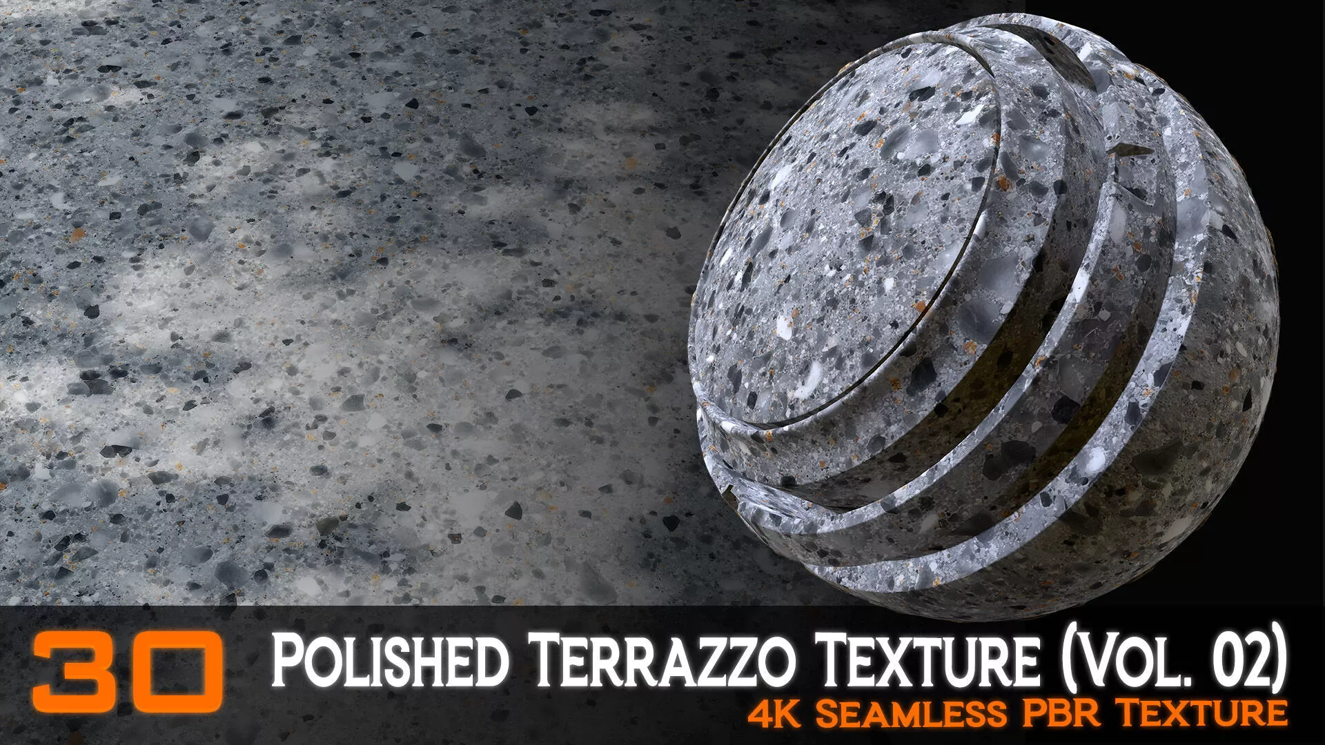 polished glossy terrazzo texture Vol 02 Texture