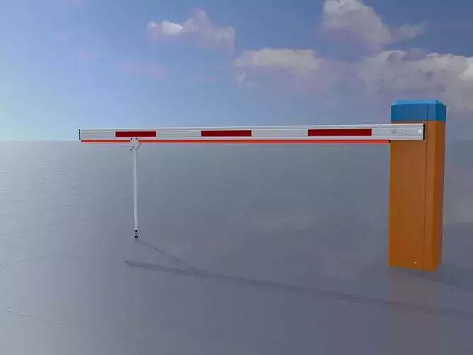 Parkhouse Barrier with Pendulum Support 3000mm High-Poly