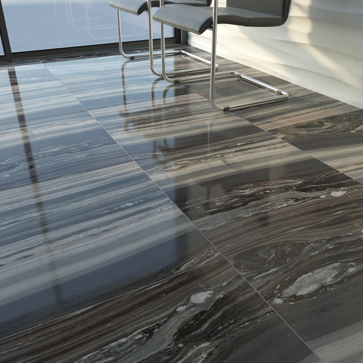 ABC Stone Set 3D model_5