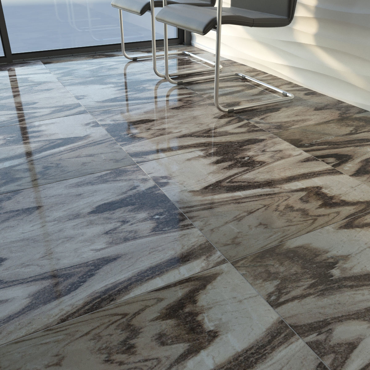 ABC Stone Set 3D model_13