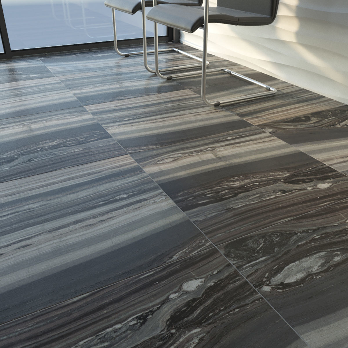 ABC Stone Set 3D model_4