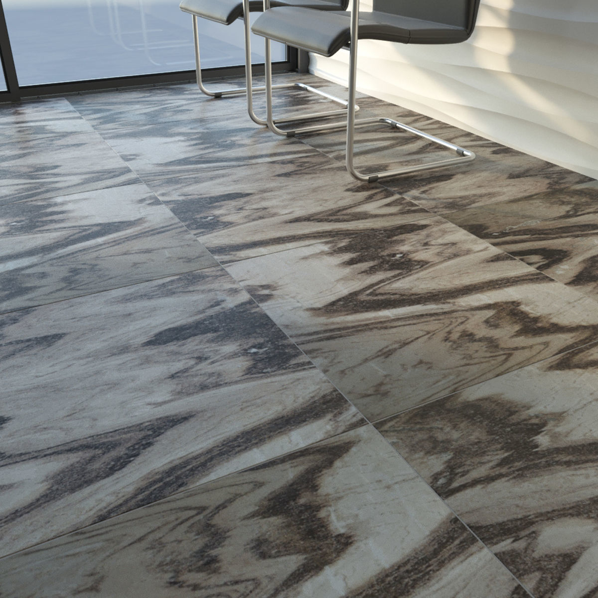 ABC Stone Set 3D model_12