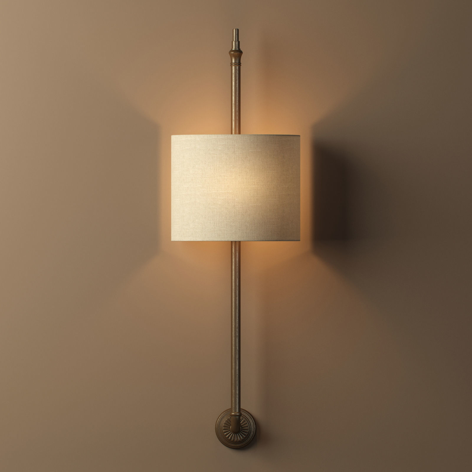 Restoration Hardware Brittany Architectural Railing Sconce 3d Restoration Hardware Brittany Architectural Railing Sconce 3d Model Max Obj Fbx Mtl 2