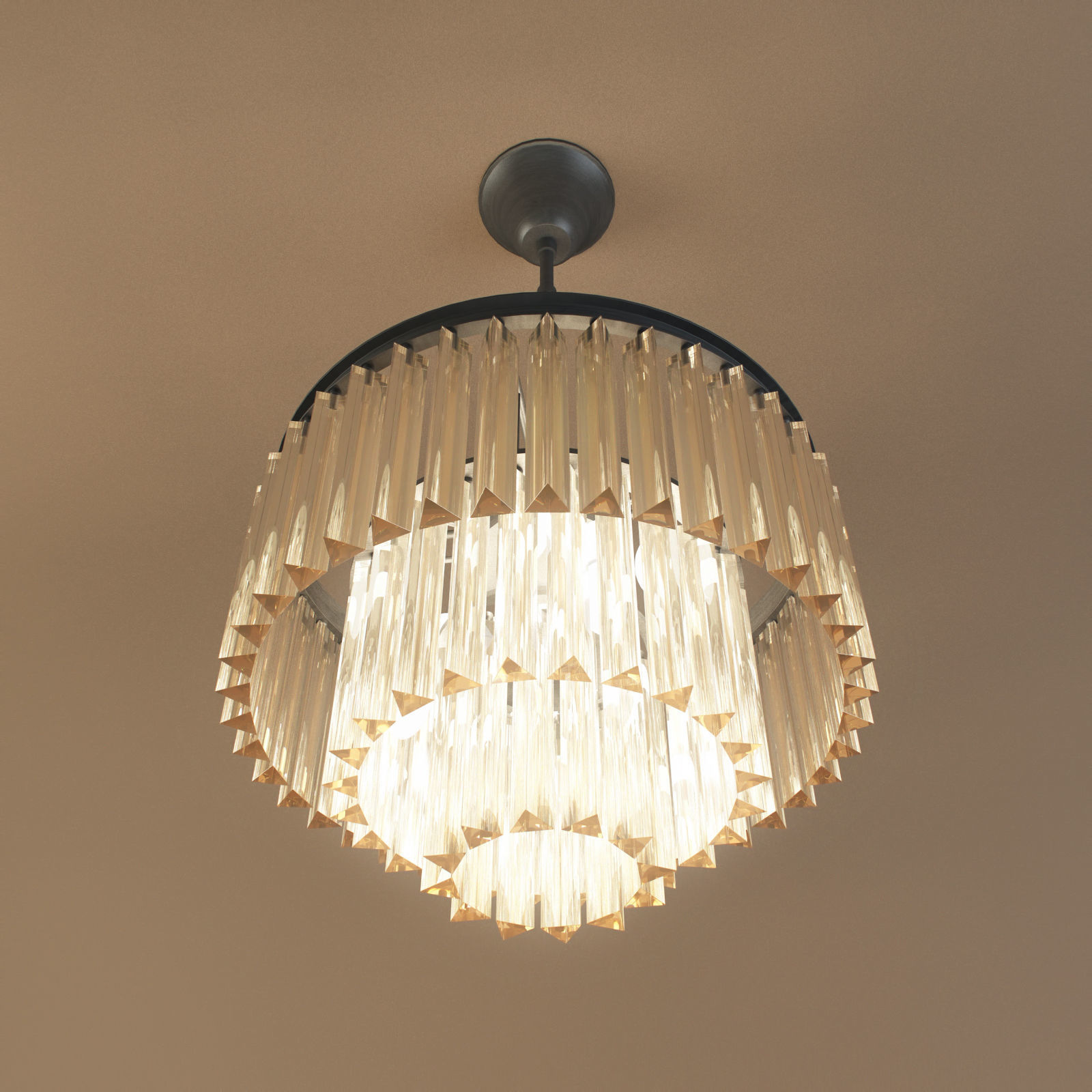 Restoration Hardware 1920s Odeon Glass Fringe Chandelier 3d Model Restoration Hardware 1920s Odeon Glass Fringe Chandelier 3d Model Max Obj Fbx Mtl