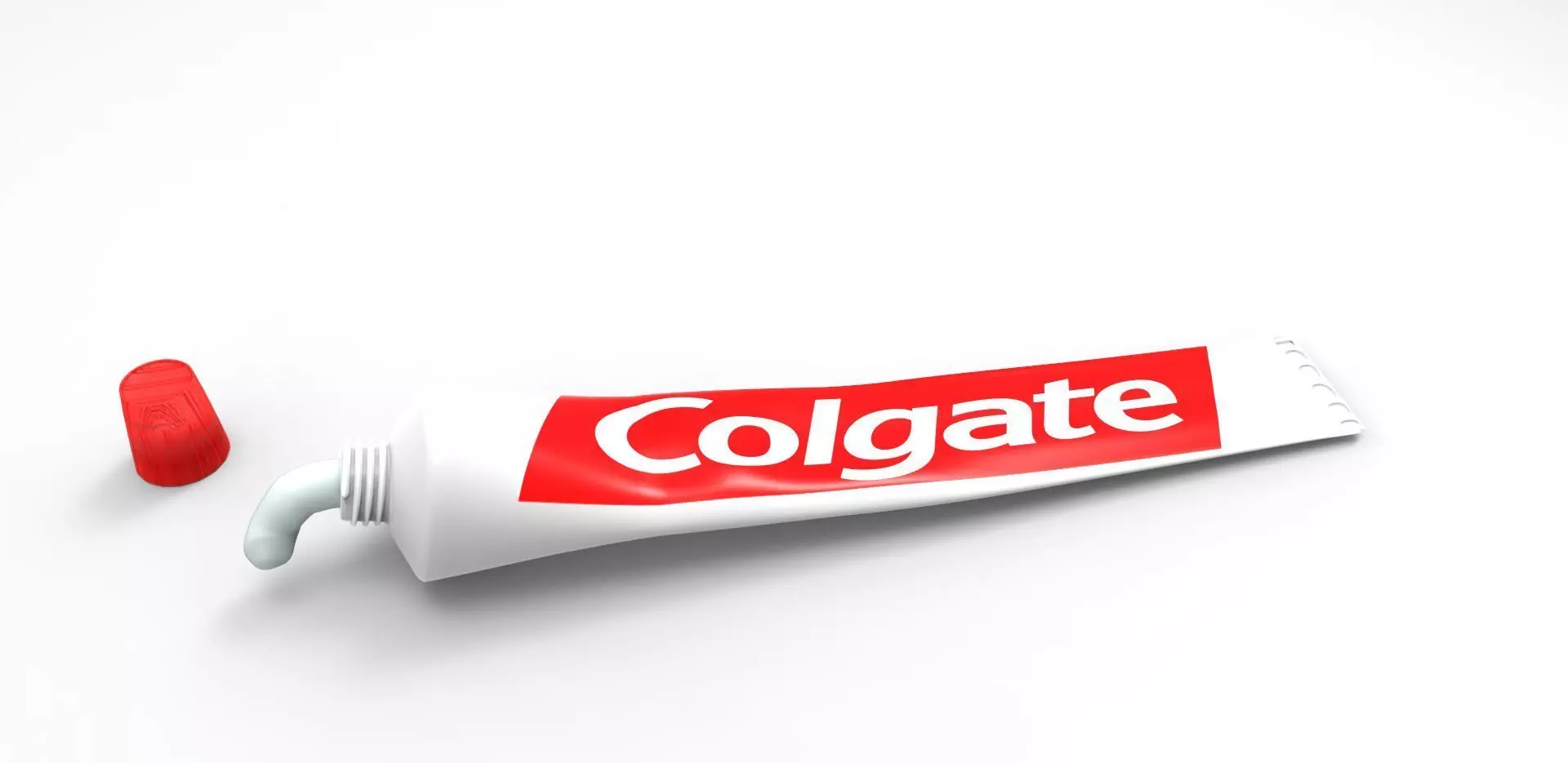 Colgate tube of toothpaste 3D model_0