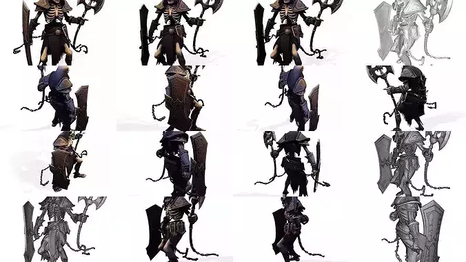 Ultimate Horror Character Mega Pack 3D Collection
