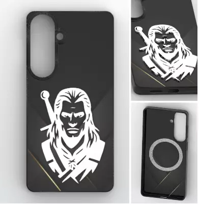 Fantasy Warrior Magnetic Case S26 3D print model