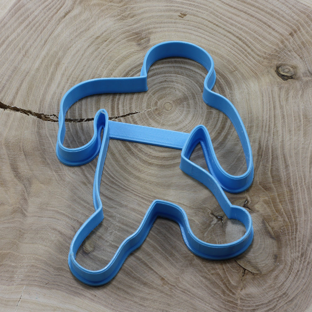 Zombies cookie cutter for professional Free 3D print model_1
