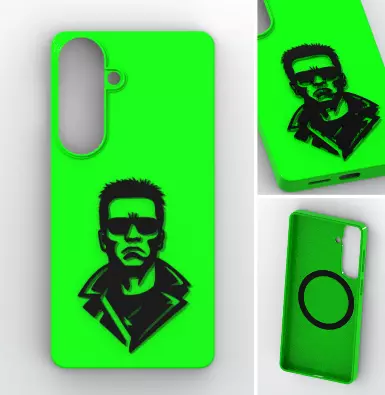 Cybernetic Soldier Magnetic Case S26 3D print model
