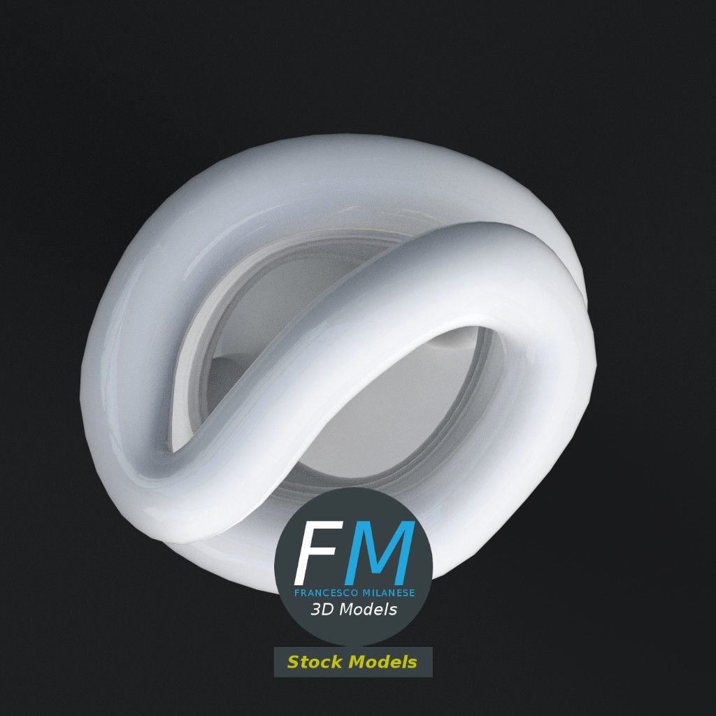 GE-style fluorescent light bulb lamp 3D model_6