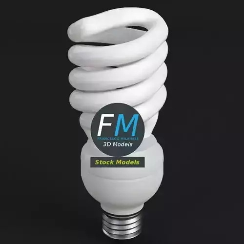 GE-style fluorescent light bulb lamp