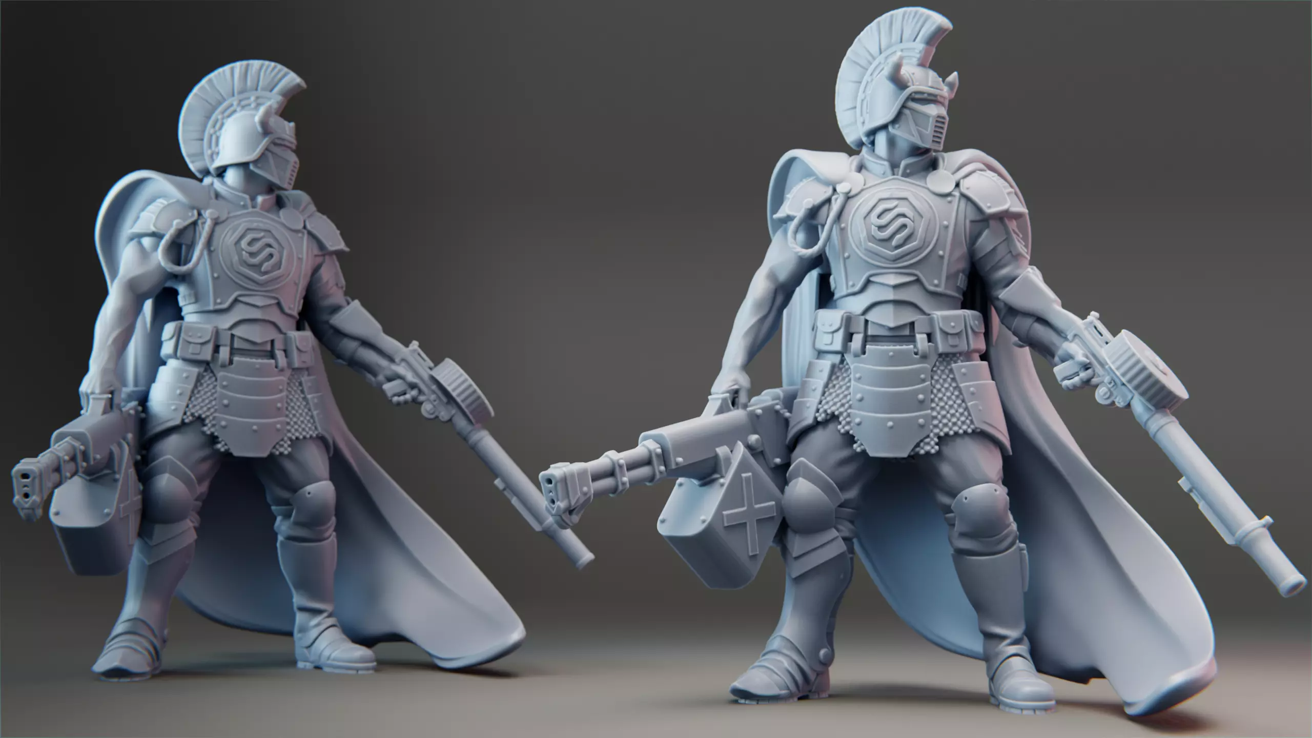 Heavy Coiled Guard - Snake Cult Warband 3D print model