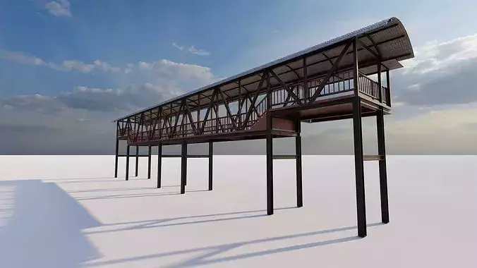 Structural engineering of wood bridge structure