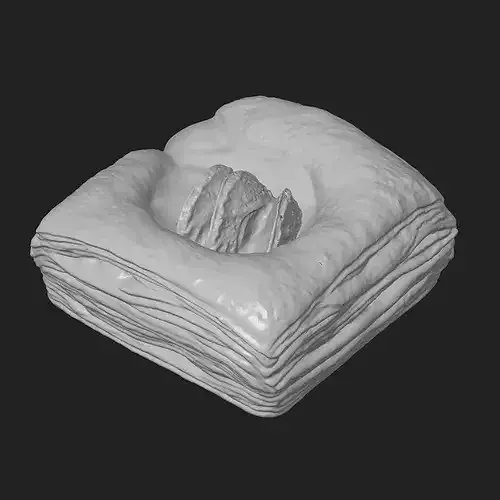 Strawberry Fruit Danish 3D print model 4