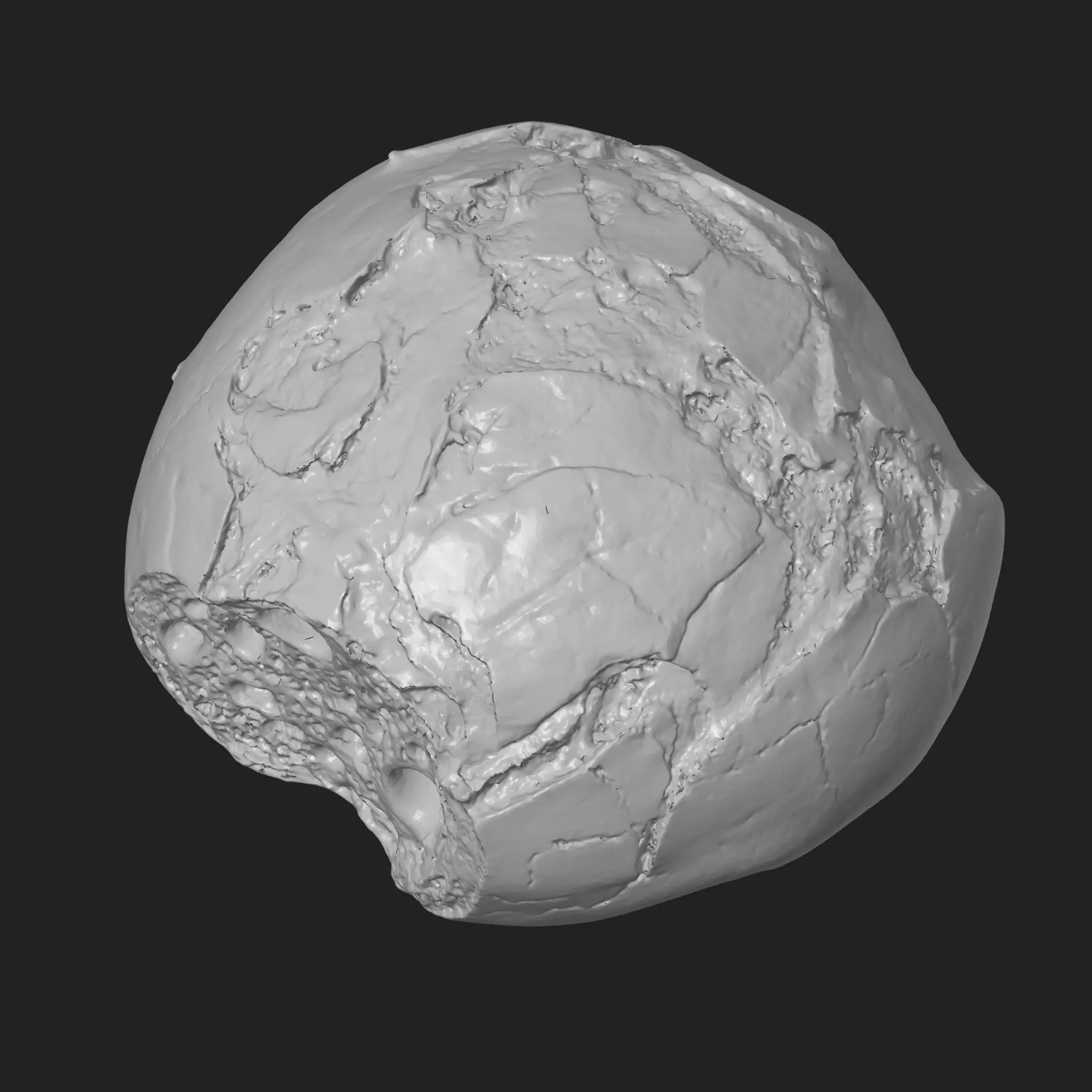 Crusty Bread Piece 3D print model