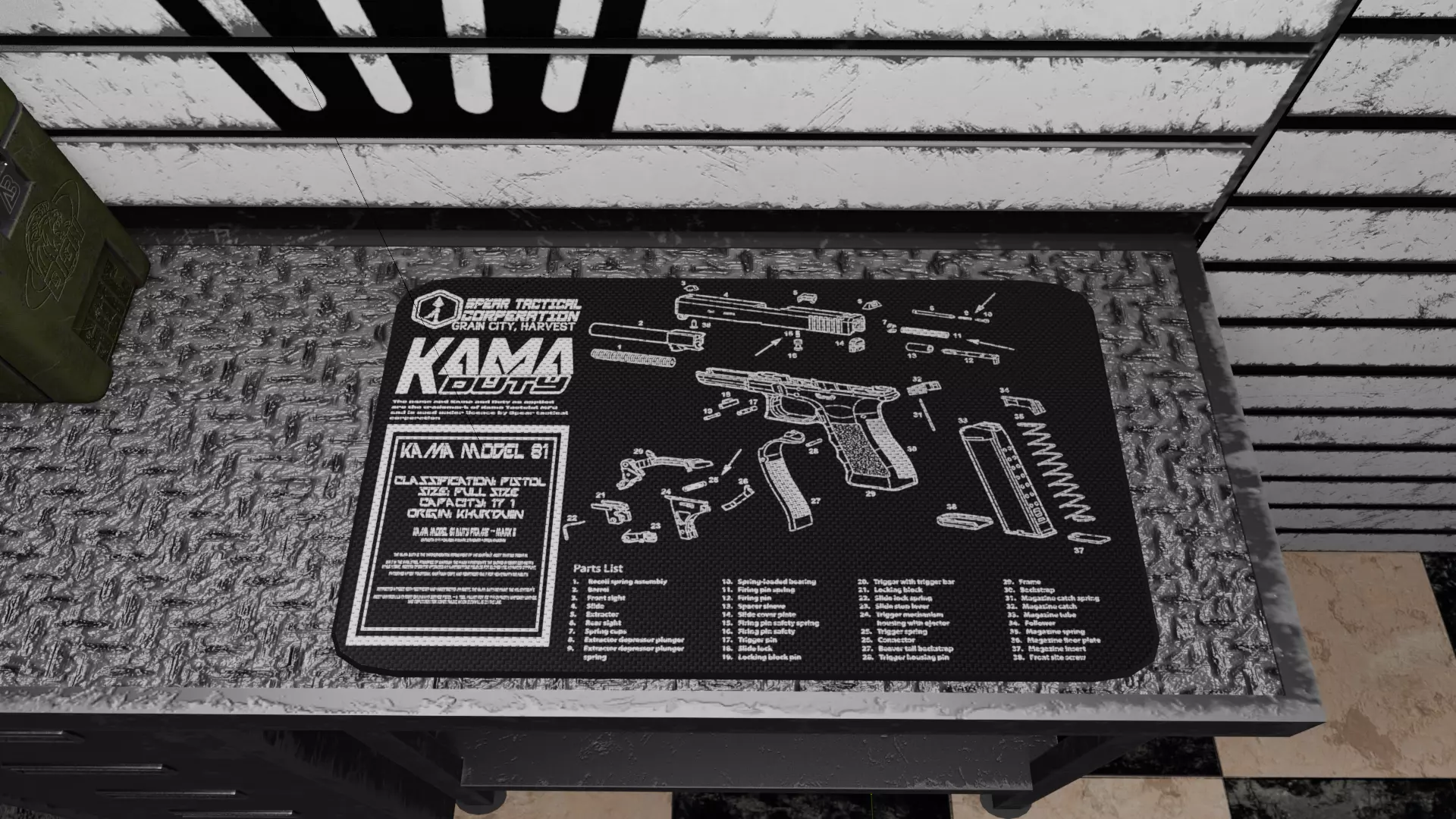 Kama Weapon Mat Free low-poly 3D model