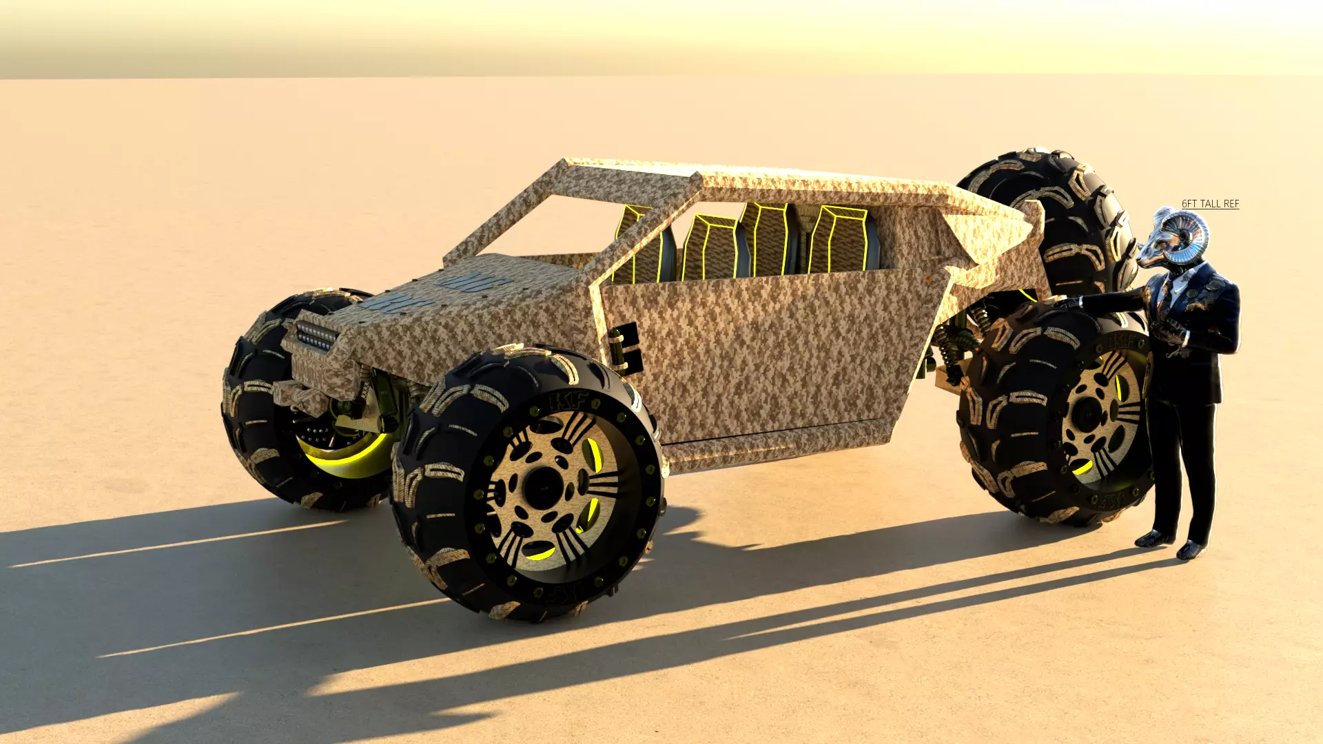 MG RC BUGGY 3D model