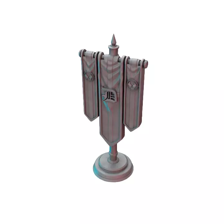 Banner VIII - Board Game Miniature STL 3D print model