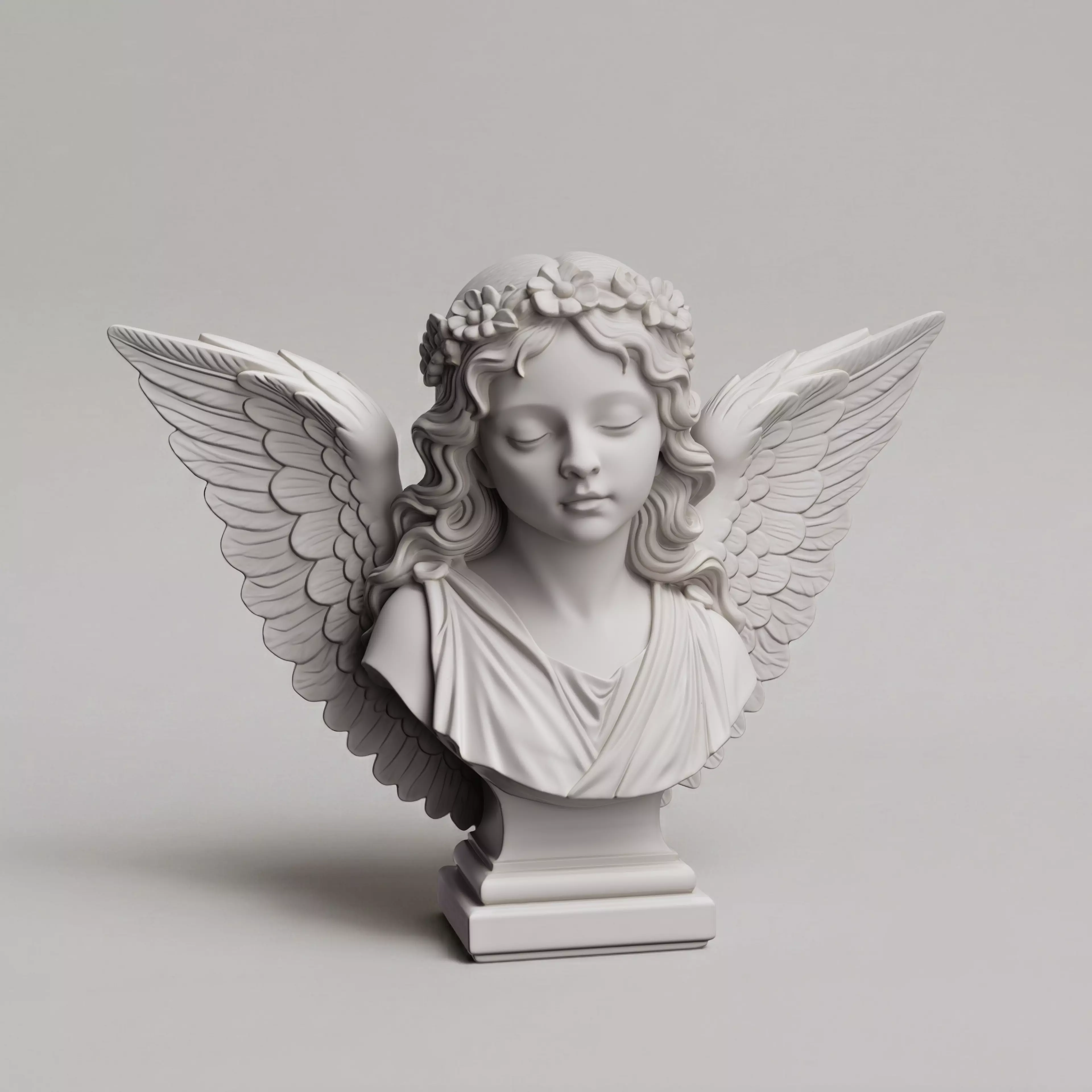 Bust Of The Guardian Angel 3D print model
