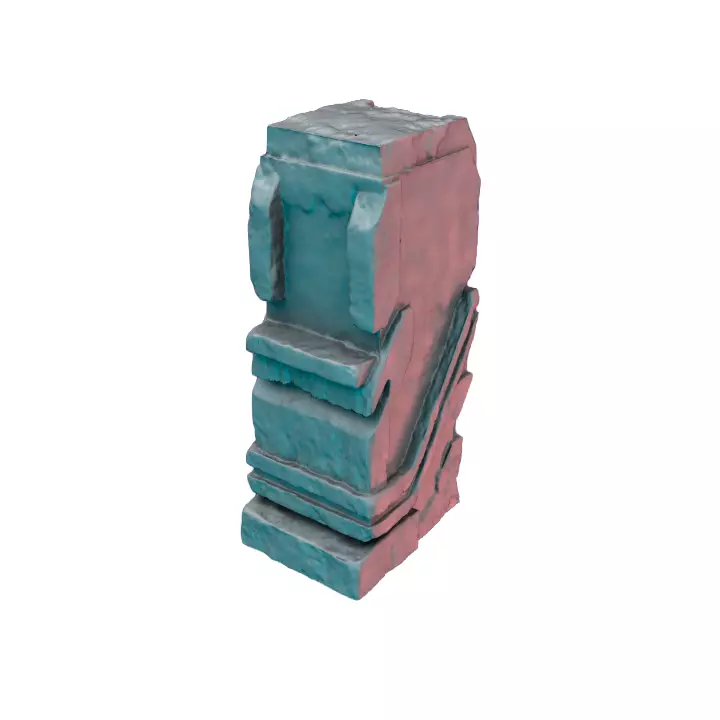 Arena Pillar V - Heroic Scale Miniature 3D print model