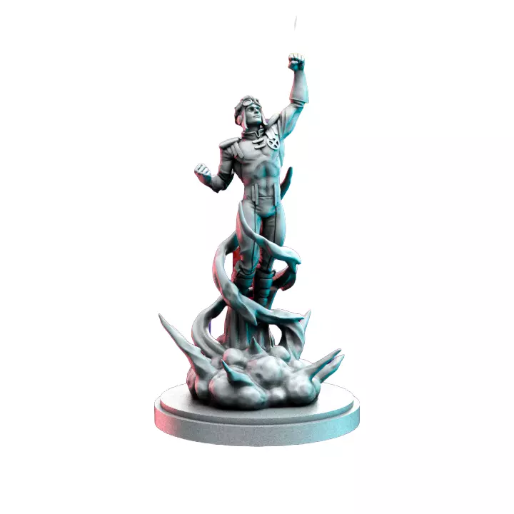 Rocketman VI - Board Game Miniature STL 3D print model
