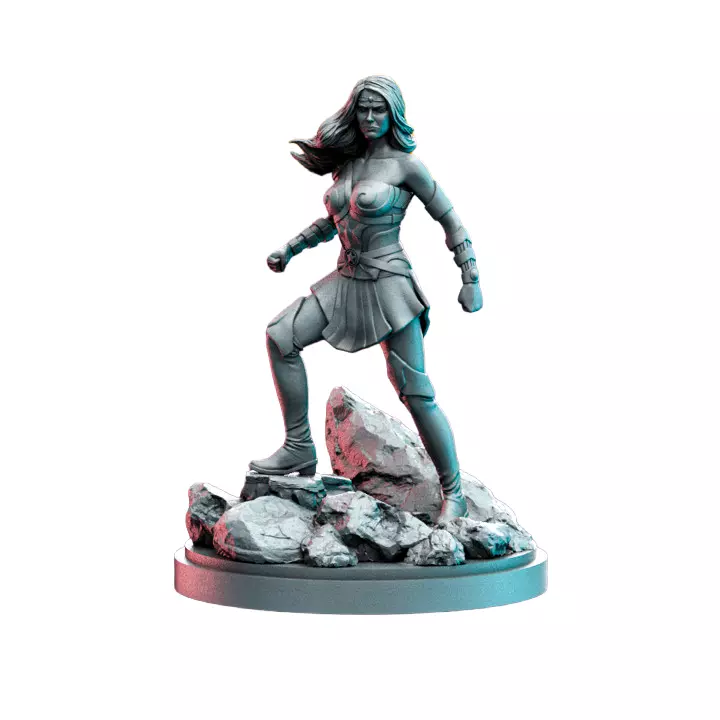 Diana Doppelganger VIII - Scale Tabletop Model 3D print model