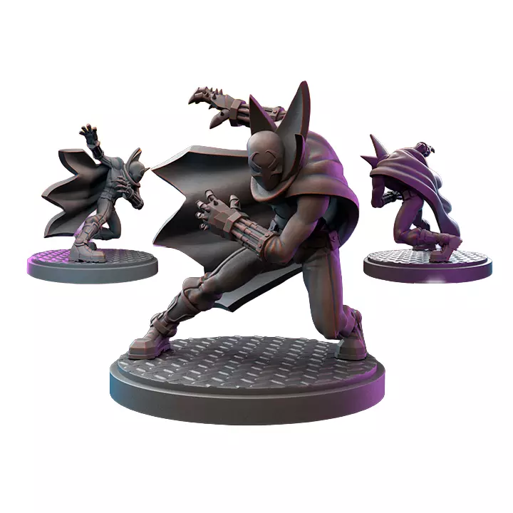 Night Dubstepper V - Resin Miniature Figurine 3D print model