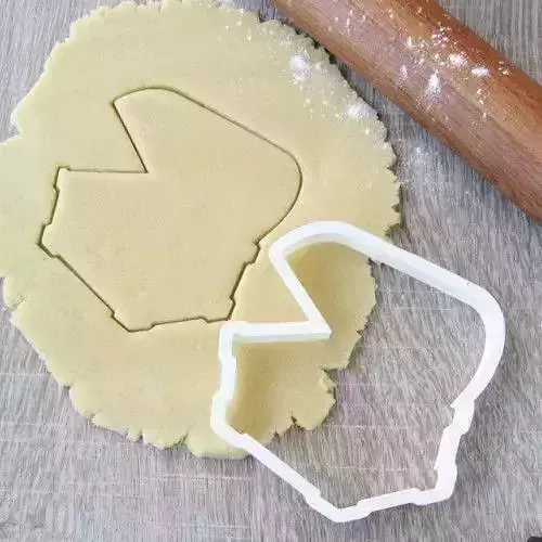 Pirate Chest cookie cutter for professional
