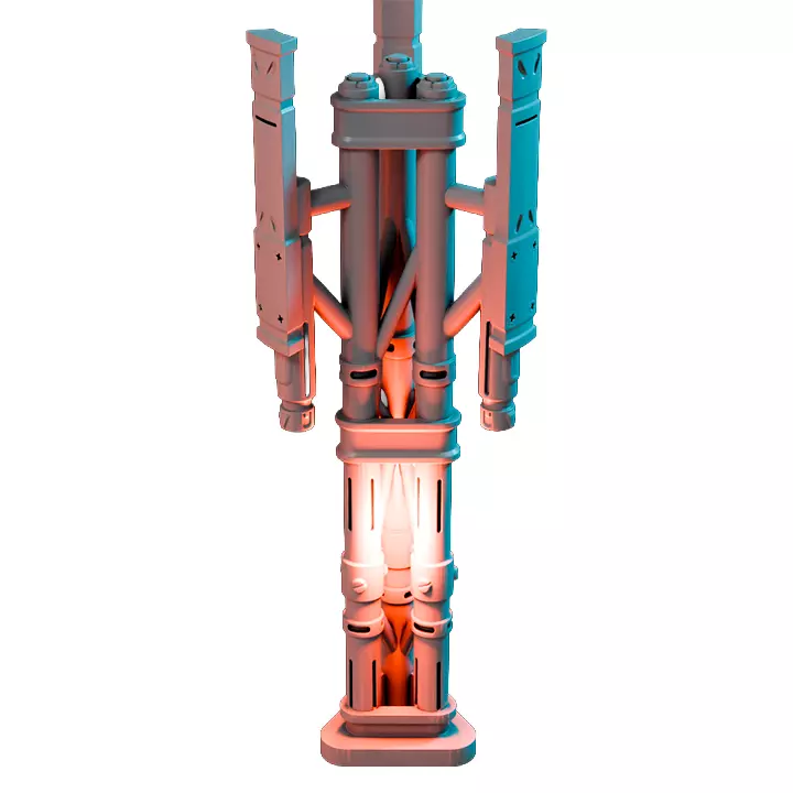 Signal Post The Promised Asteroid I - Resin Miniature Figurine 3D print model