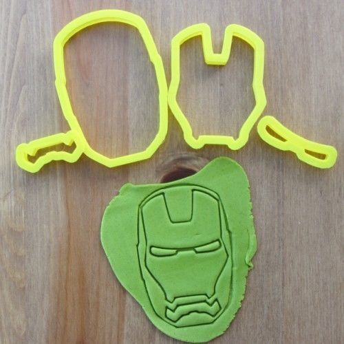 Iron Man cookie cutter for professional Free 3D print model