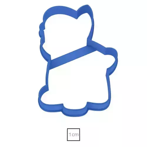 Puppy Patrol Racer cookie cutter for professional