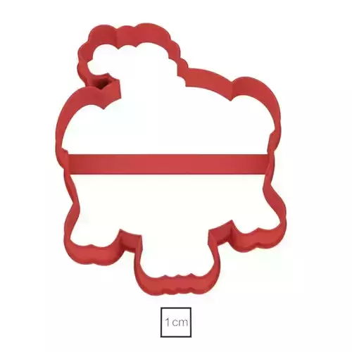 Smeshariki Nyusha cookie cutter for professional