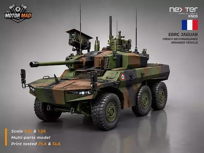 EBRC Jaguar French Reconnaissance Armored Vehicle