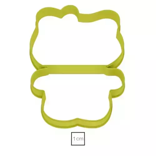 Kitty cookie cutter for professional