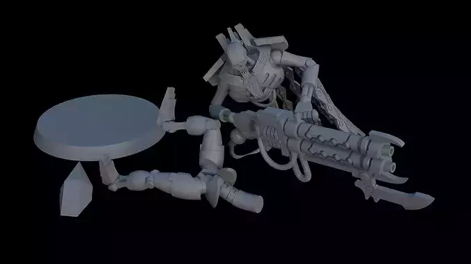 Cyber Lord Space Zombies Warden of the Royal Crypt