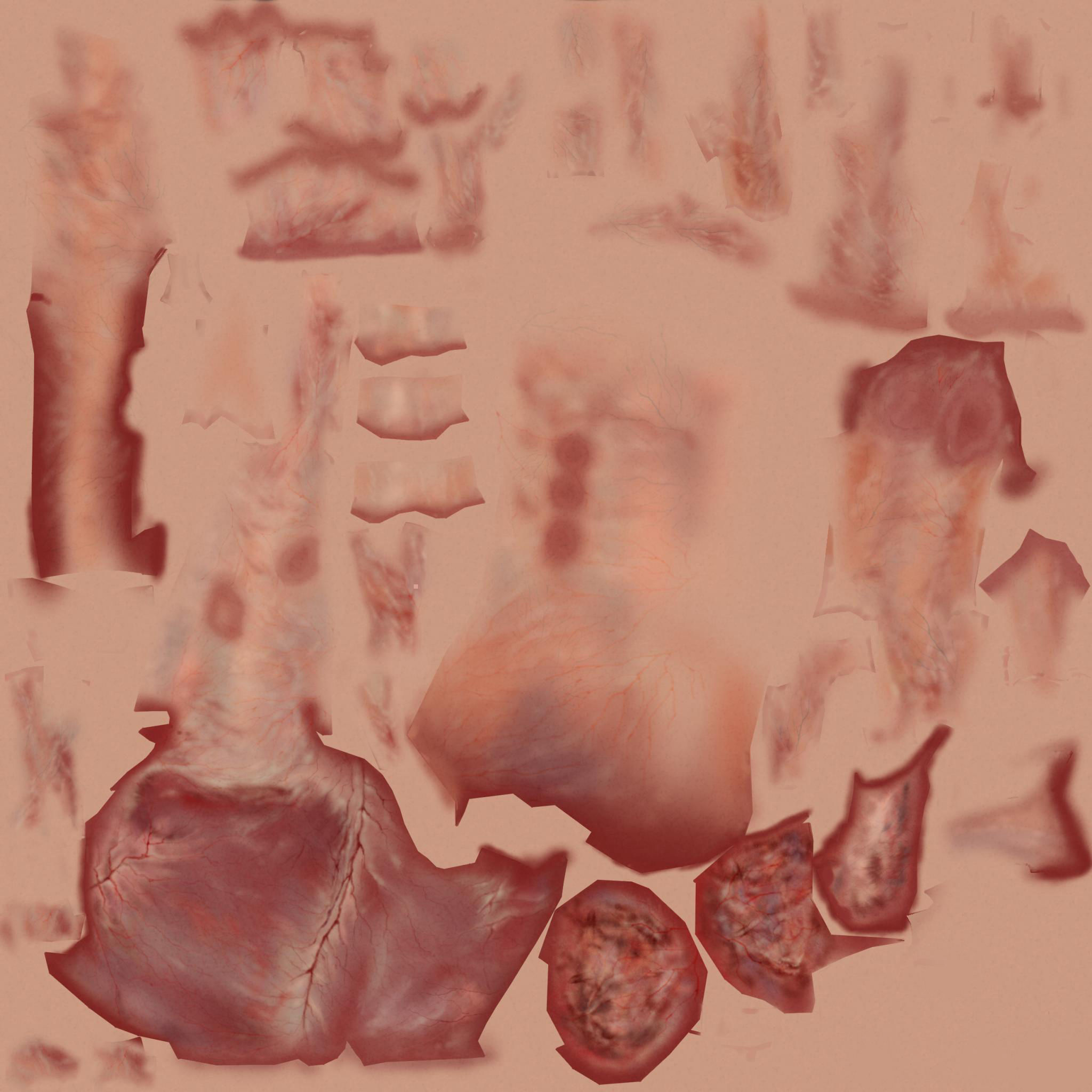 Human Heart Low-poly 3D model_8