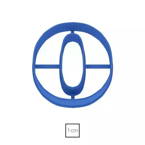 Number 0 70 m cookie cutter for professional