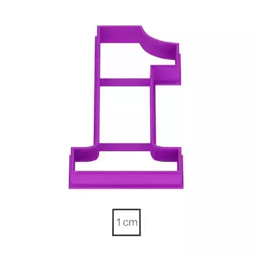 Number 1 70 m cookie cutter for professional
