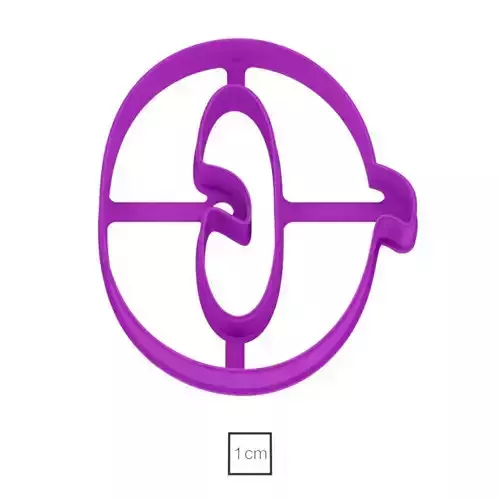 Number 0 95m cookie cutter for professional