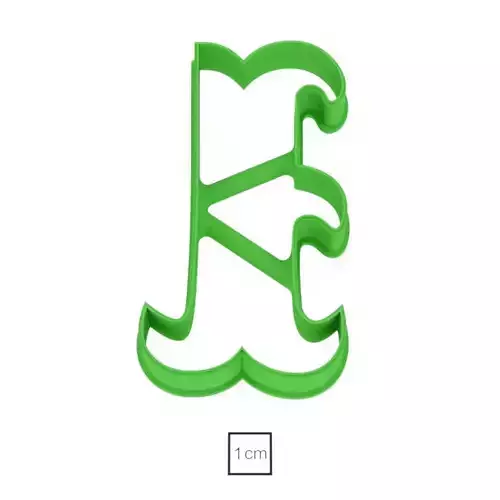 Number 1 95m cookie cutter for professional