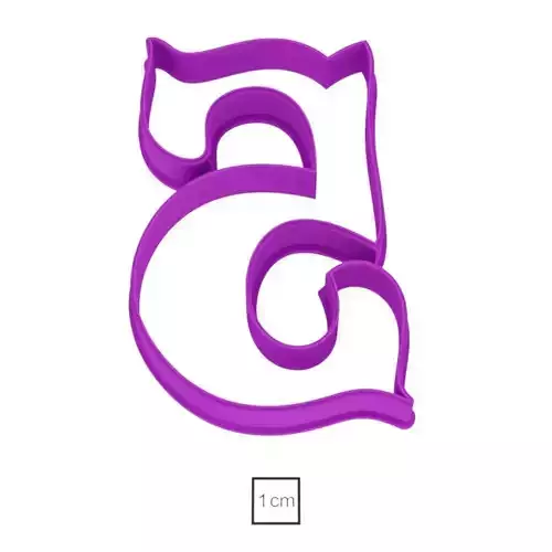 Number 5 95m cookie cutter for professional