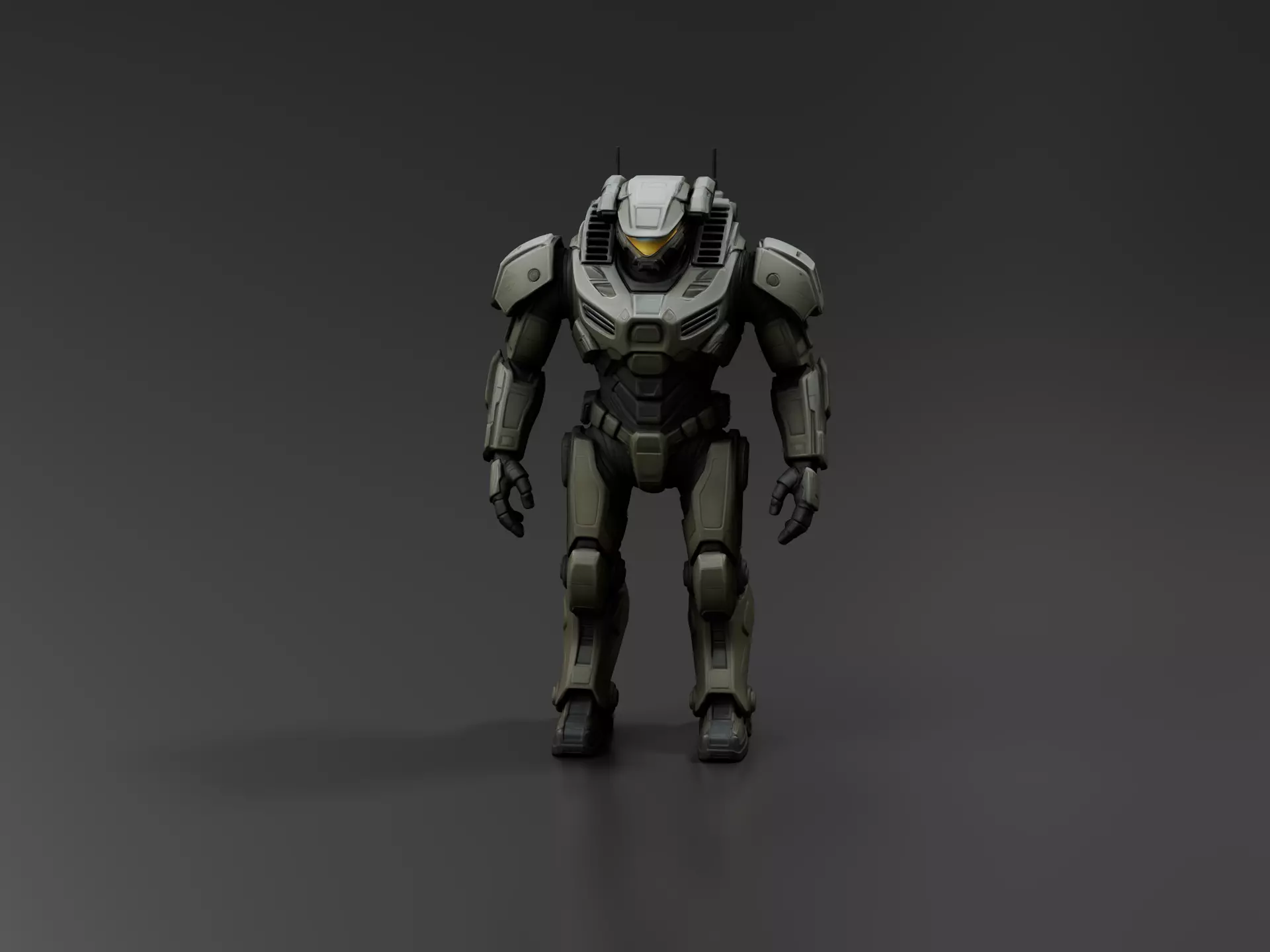 space robot 01 3D print model